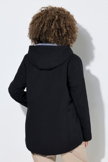 Plus size veliki brojevi Jakna s odvojivom kapuljačom za punije