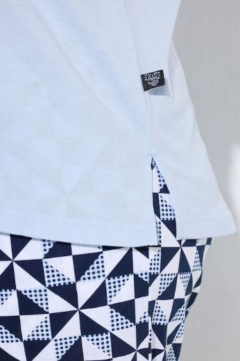 Plus size veliki brojevi Pidžama dvodijelna kratkih rukava za punije