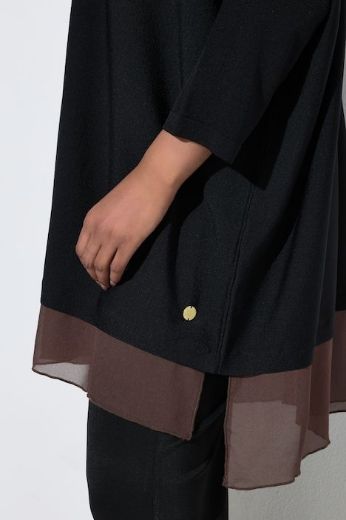Plus size veliki brojevi Pulover 3/4 rukava dužeg kroja za punije
