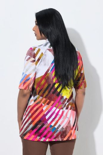 Plus size veliki brojevi Bluza kratkih rukava A kroja za punije