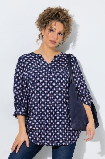 Plus size veliki brojevi Tunika 3/4 rukava A kroja za punije