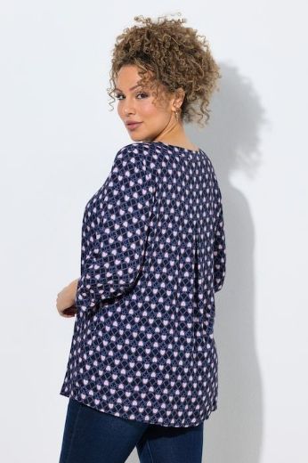 Plus size veliki brojevi Tunika 3/4 rukava A kroja za punije