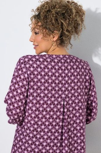 Plus size veliki brojevi Tunika 3/4 rukava A kroja za punije