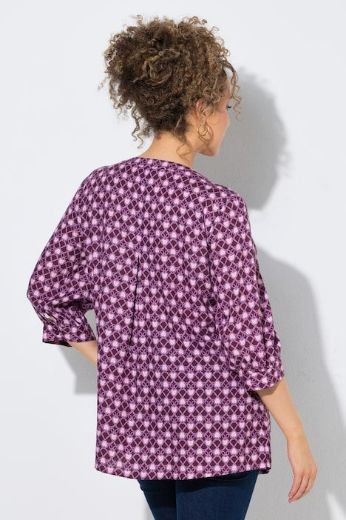 Plus size veliki brojevi Tunika 3/4 rukava A kroja za punije