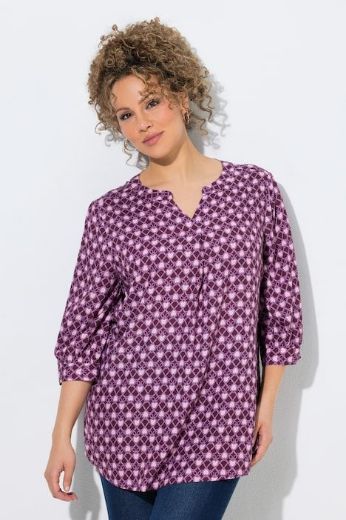 Plus size veliki brojevi Tunika 3/4 rukava A kroja za punije