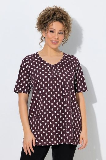 Plus size veliki brojevi Majica kratkih rukava A kroja za punije