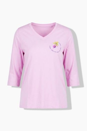 Plus size veliki brojevi Majica 3/4 rukava V ovratnika za punije