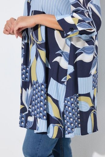 Plus size veliki brojevi Tunika 3/4 rukava dužeg kroja za punije