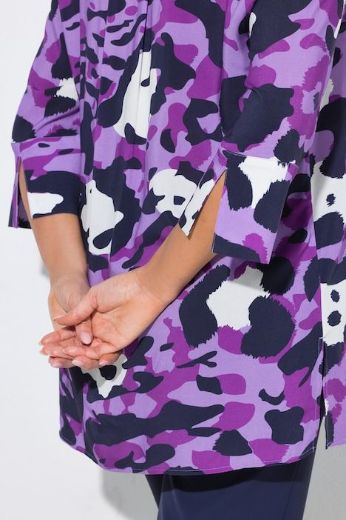 Plus size veliki brojevi Tunika 3/4 rukava a kroja za punije