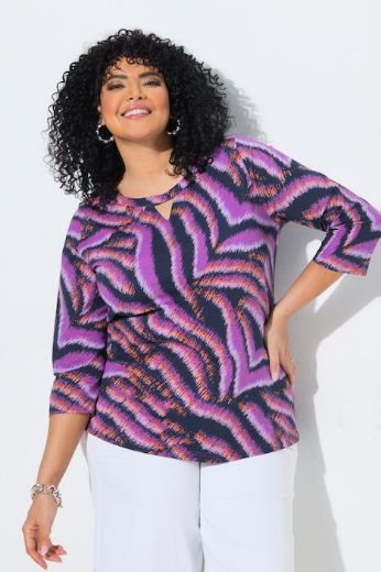 Plus size veliki brojevi Majica 3/4 rukava za punije