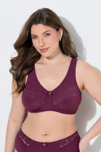 Plus size veliki brojevi Grudnjak bez žice s dodatkom ukrasne čipke za punije