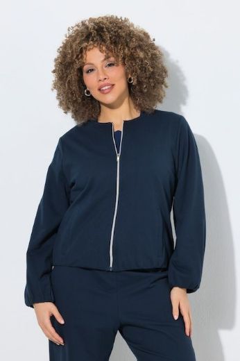Plus size veliki brojevi Jakna lagana s patentnim zatvaračem za punije