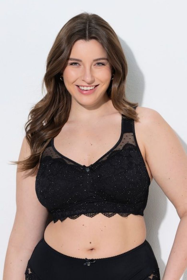Plus size veliki brojevi Grudnjak bez žice širokih naramenica za punije