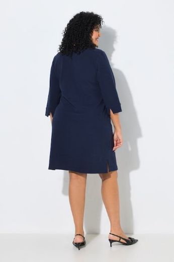Plus size veliki brojevi Haljina 3/4 rukava kraćeg kroja za punije