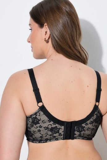 Plus size veliki brojevi Grudnjak s žicom s dodatkom ukrasne čipke za punije