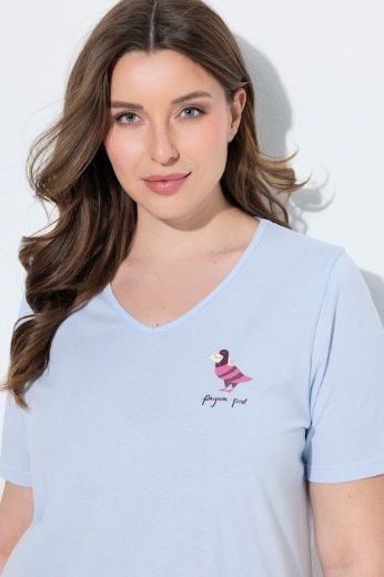 Plus size veliki brojevi Spavaćica kratkih rukava za punije