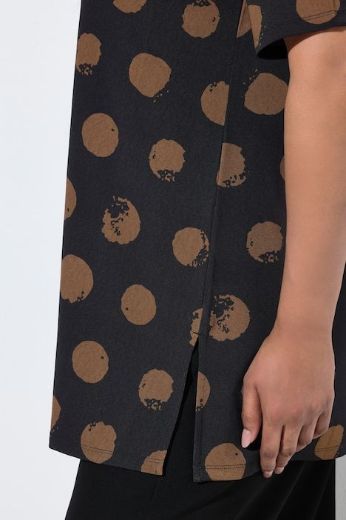 Plus size veliki brojevi Majica kratkih rukava V ovratnika za punije