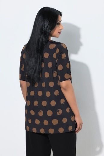 Plus size veliki brojevi Majica kratkih rukava V ovratnika za punije