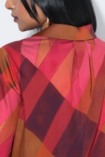 Plus size veliki brojevi Bluza 3/4 rukava dužeg a kroja za punije