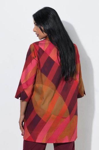 Plus size veliki brojevi Bluza 3/4 rukava dužeg a kroja za punije