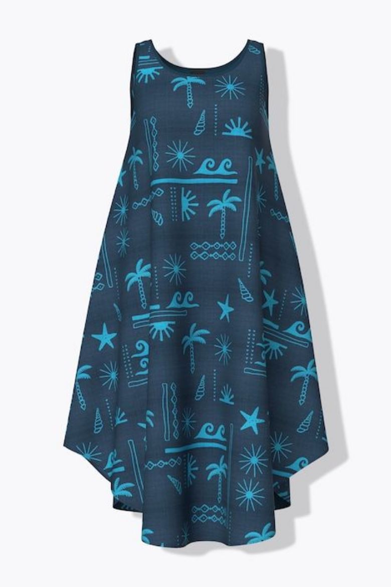 Plus size veliki brojevi Haljina maxi bez rukava za punije