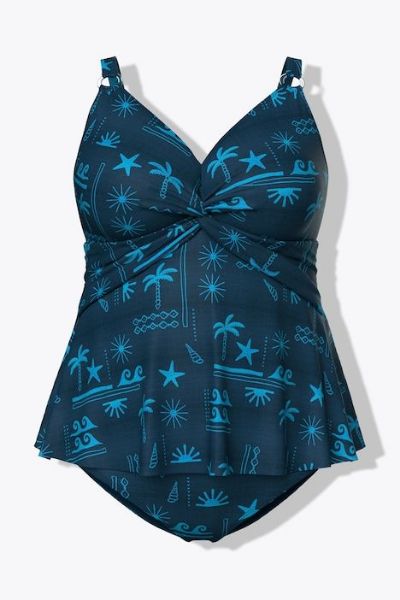 Veliki brojevi Kupaći kostim tankini moda za punije