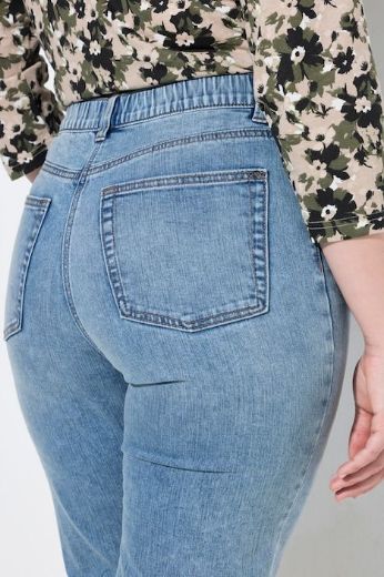 Plus size veliki brojevi Traperice povišenog struka za punije