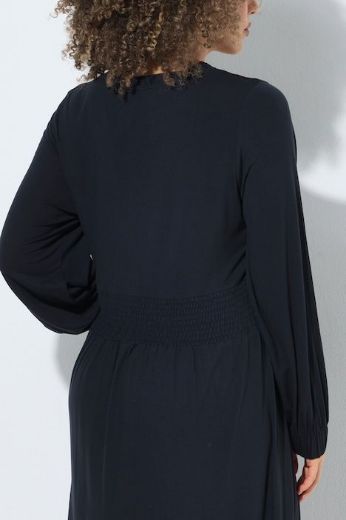 Plus size veliki brojevi Haljina maxi dugih rukava za punije