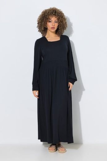 Plus size veliki brojevi Haljina maxi dugih rukava za punije