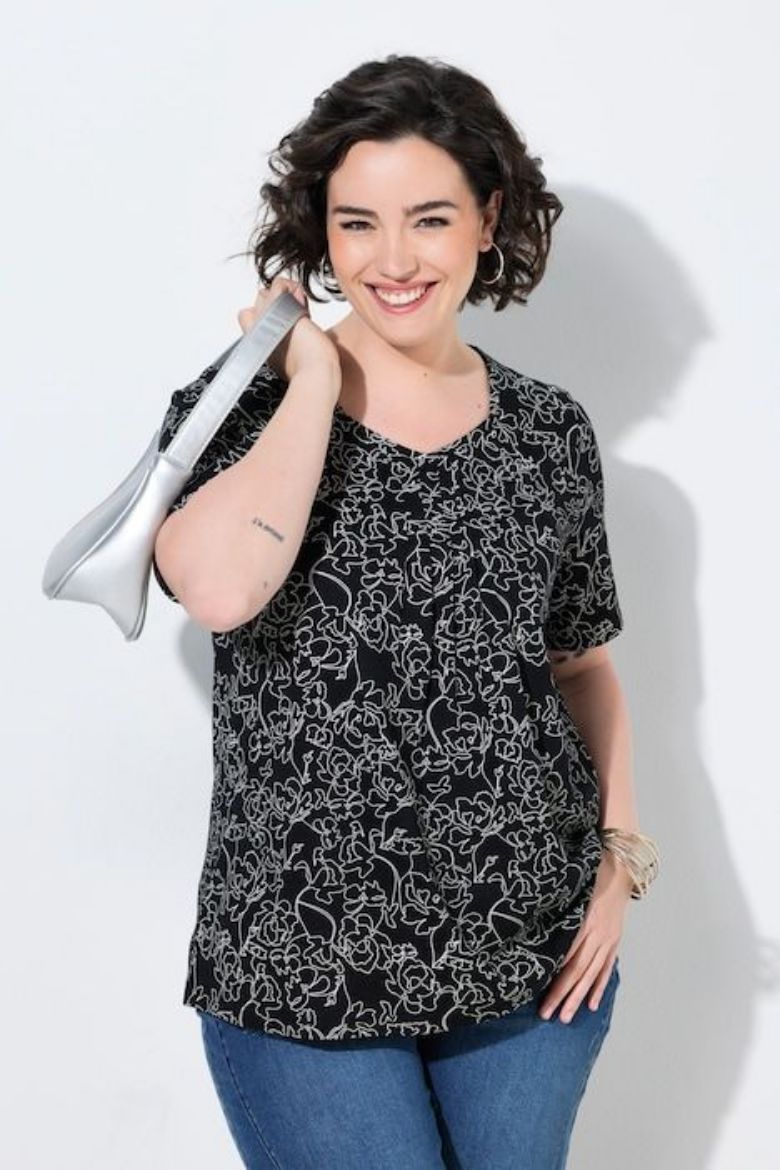 Plus size veliki brojevi Majica kratkih rukava za punije