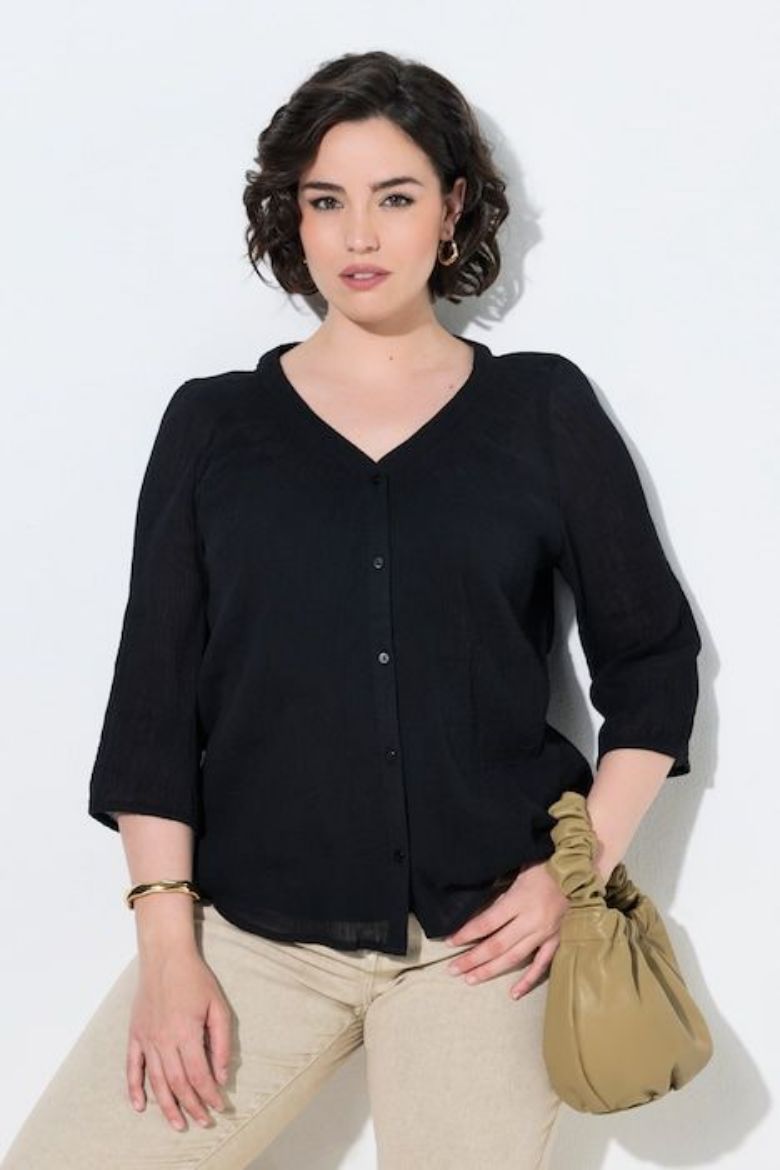 Plus size veliki brojevi Bluza 3/4 rukava za punije