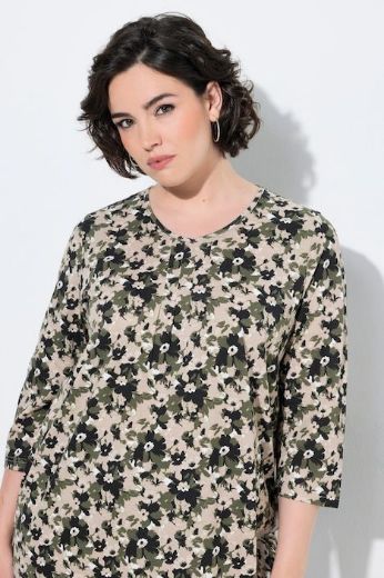 Plus size veliki brojevi Majica 3/4 rukava A kroja za punije
