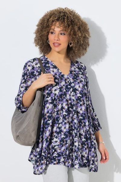 Veliki brojevi Bluza 3/4 rukava moda za punije