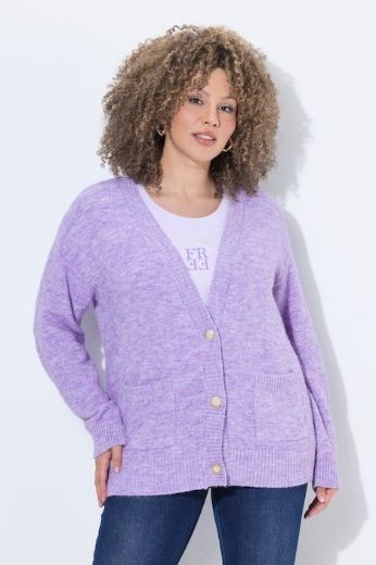 Plus size veliki brojevi Kardigan na kopčanje za punije
