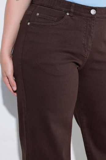 Plus size veliki brojevi Traperice širokih nogavica za punije