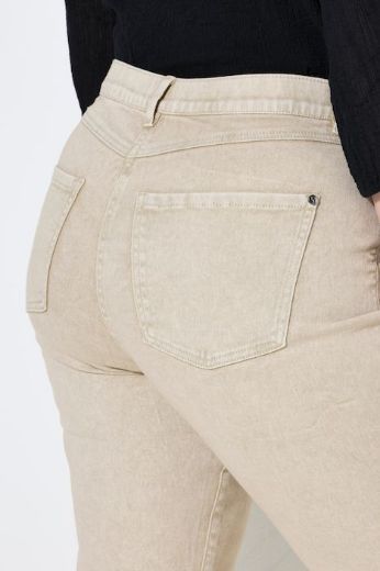 Plus size veliki brojevi Traperice povišenog struka za punije