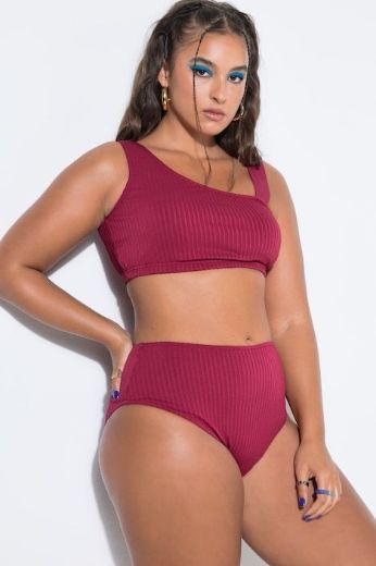 Plus size veliki brojevi Kupaće gaće visokog struka za punije