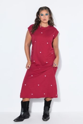 Plus size veliki brojevi Haljina midi bez rukava za punije
