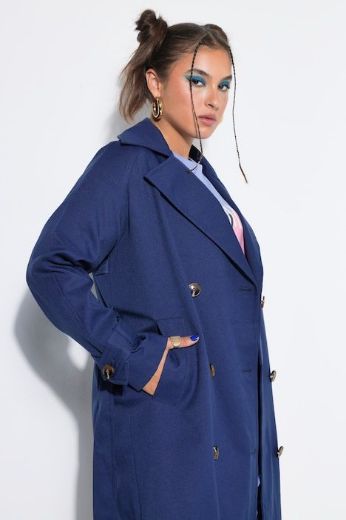 Plus size veliki brojevi Baloner sa reverom za punije