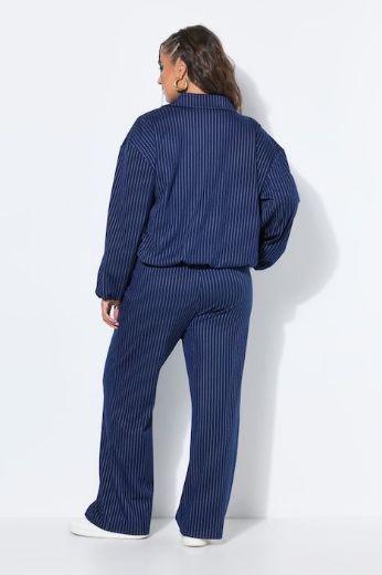 Plus size veliki brojevi Bluza dugih rukava širek kroja s kragnom za punije