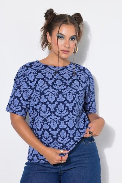 Veliki brojevi Majica kratkih rukava šireg kroja moda za punije