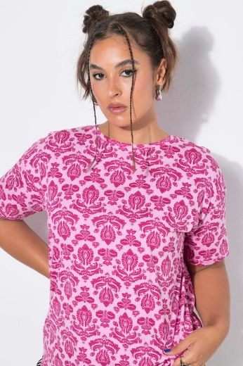 Plus size veliki brojevi Majica kratkih rukava šireg kroja za punije
