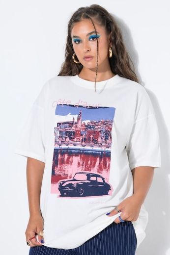 Plus size veliki brojevi Majica kratkih rukava šireg kroja za punije