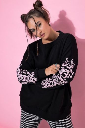 Plus size veliki brojevi Majica dugih rukava šireg kroja za punije