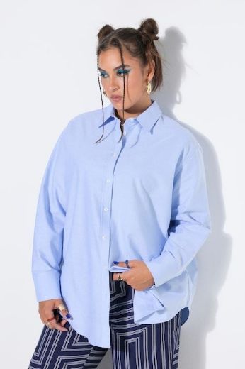 Plus size veliki brojevi Košulja dugih rukava šireg kroja za punije