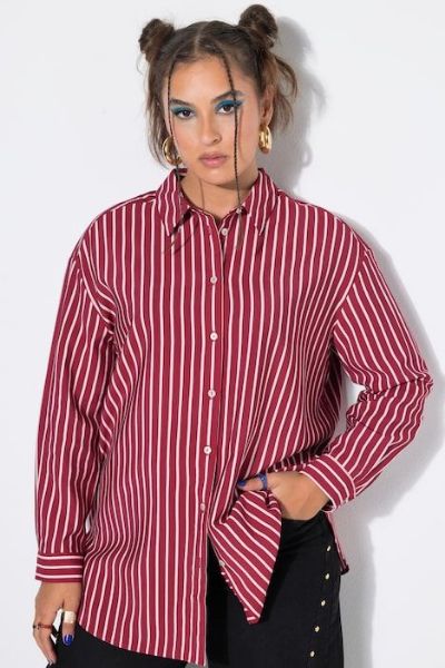 Veliki brojevi Bluza šireg kroja dugih rukava moda za punije