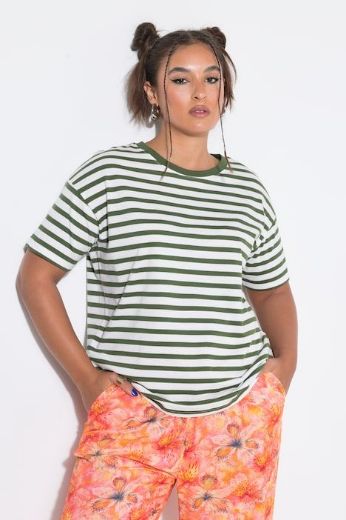 Plus size veliki brojevi Majica kratkih rukava šireg kroja za punije