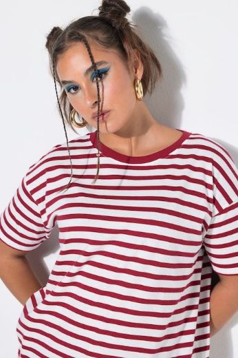 Plus size veliki brojevi Majica kratkih rukava šireg kroja za punije