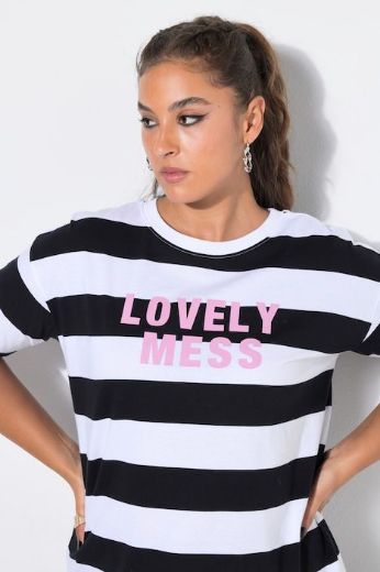 Plus size veliki brojevi Majica kratkih rukava šireg kroja za punije
