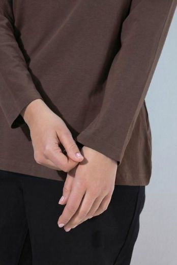Plus size veliki brojevi Majica dugi rukavi okrugli izrez za punije